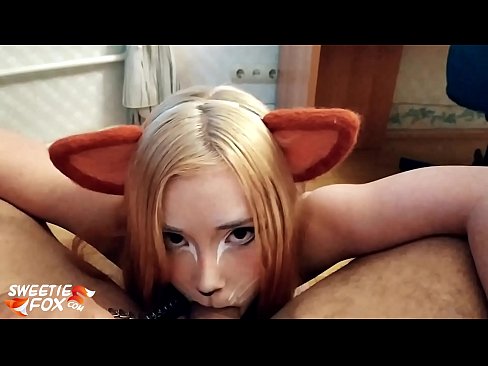 ❤️ Kitsune د هغې په خوله کې ډیک او کم تیر کړ ❌  په ps.pornmega-com.ru